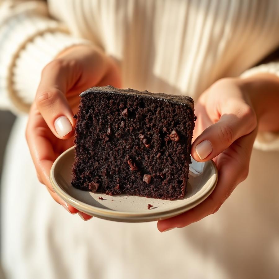 Brownie húmedo de cacao