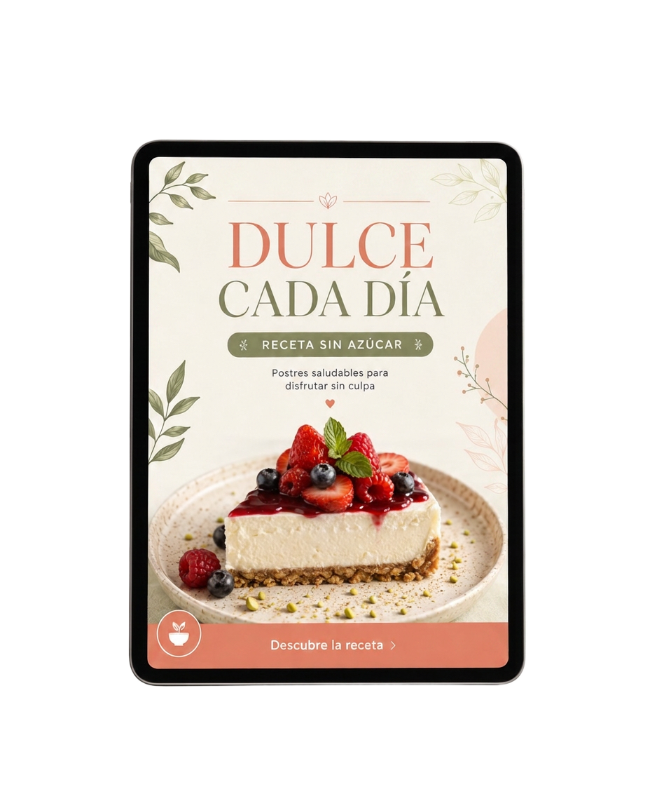 Vista del contenido del kit Dulce cada día